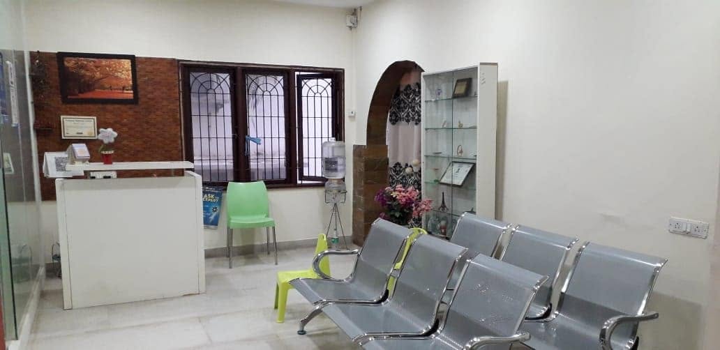 Dental Corner clinic reception and waiting area in Ashok Nagar, Chennai
